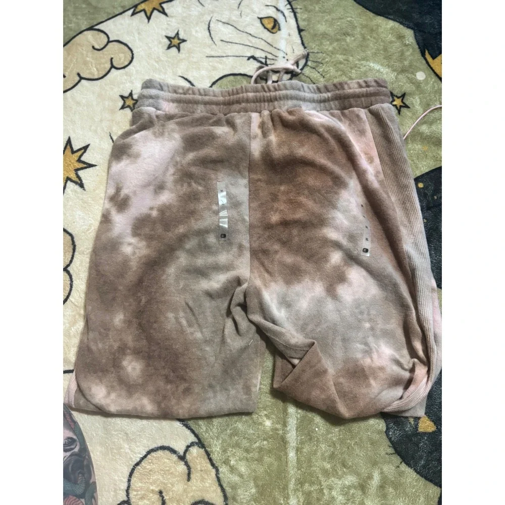 BKE Women's XL Tie Dye Jogger Sweatpants Elastic‎ Waist Lounge Activewear